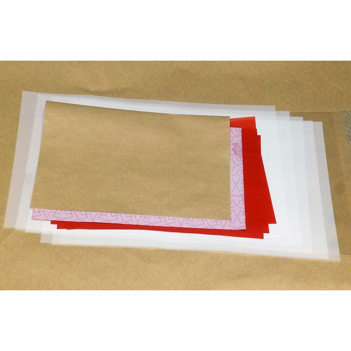 Tracing film & Carbon paper set  Red